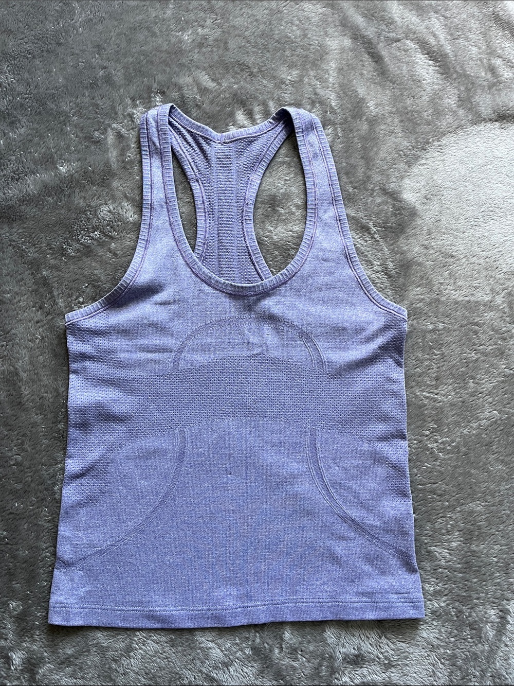 Lululemon Swiftly Tank Racerback heathered purple, best for size 4 or 6